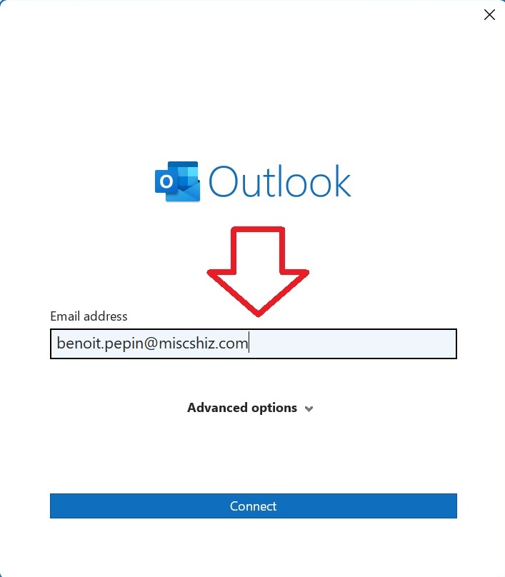 Enter in Email Address